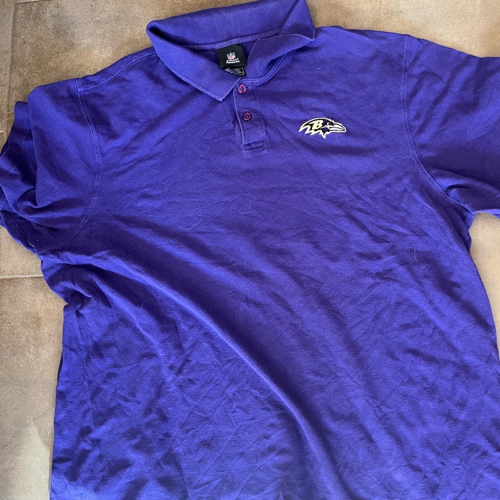 BALTIMORE RAVENS REEBOK XL POLO SHIRT